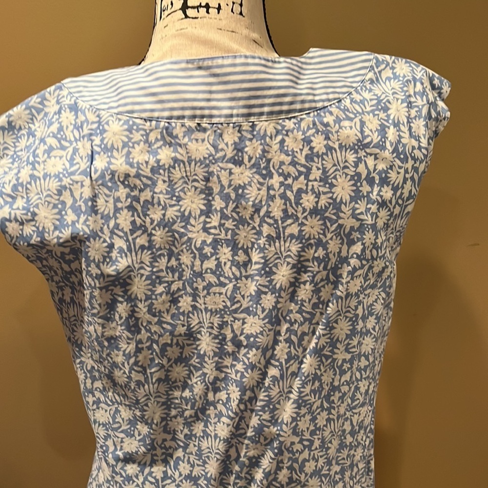 Vineyard Vines Ladies‎ Blue/White Cotton Dress S - Picture 7 of 8